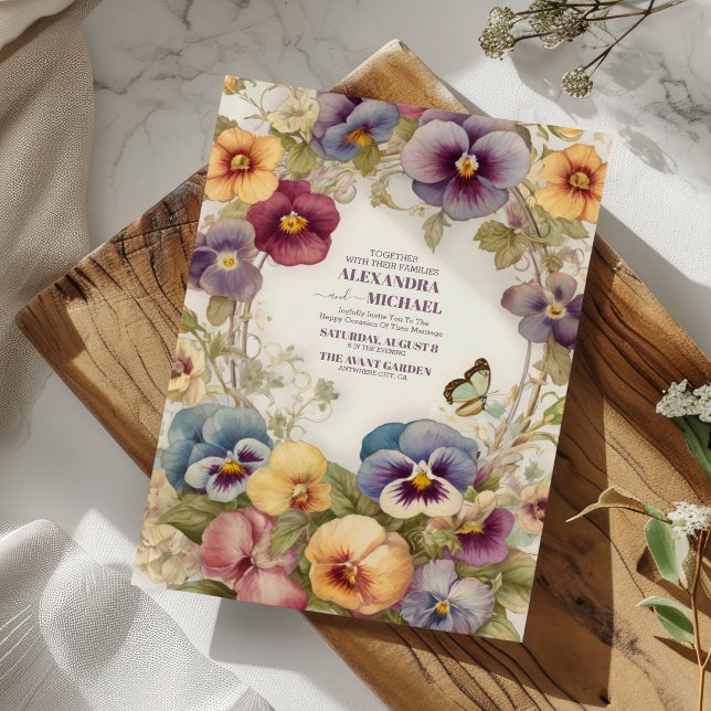 Vintage Wedding Art Nouveau by Mucha Invitation (Creator Uploaded)