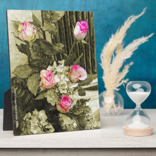 Vintage Wedding Bouquet Plaque