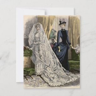 Vintage Wedding Bridal Portrait, Victorian Bride