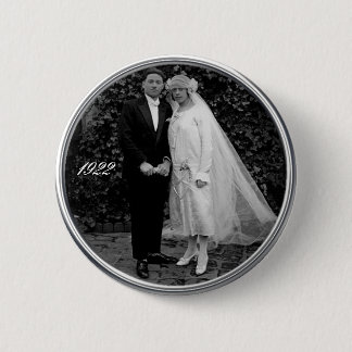 Vintage wedding button