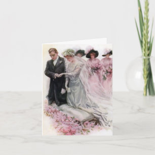 Vintage Wedding Card