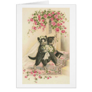 Vintage - Wedding Cats,