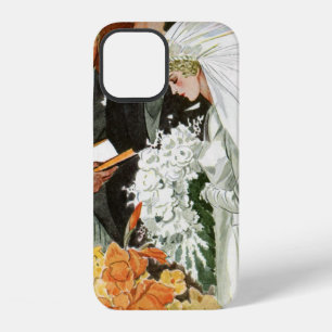 Vintage Wedding Ceremony with Bride and Groom iPhone 12 Case