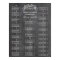 Vintage Wedding Chalkboard Guest Seating Chart
