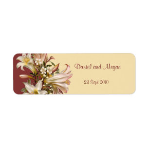 Vintage Wedding Favour Label