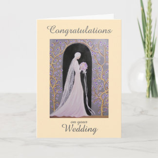 VINTAGE WEDDING, GREETING CARD
