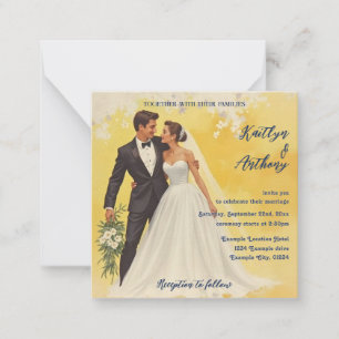 Vintage Wedding Invitation Belle éPoque Style