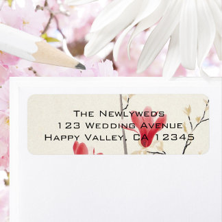 Vintage Wedding, Japanese Pink Magnolia Tree