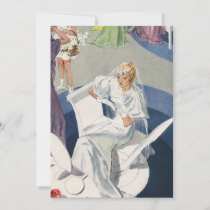 Vintage Wedding, Mid Century Modern Art Deco Bride