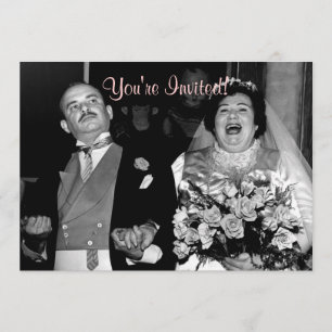 Vintage Wedding - Our Happy Day! Invitation