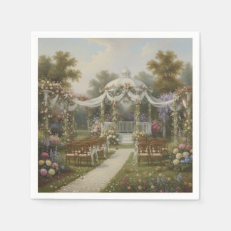 Vintage Wedding Paper Napkin