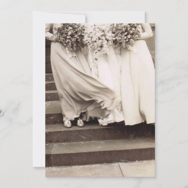 Vintage Wedding Party Invitation (Front)