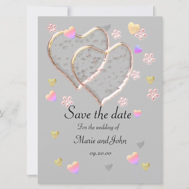 Vintage Wedding ,personalised (Front)