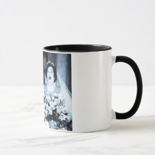 Vintage Wedding Picture - Happy Couple (Cyanotype) Mug