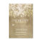 vintage wedding RSVP cards with string lights