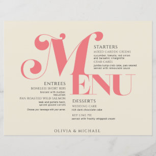 Vintage Wedding Salmon Pink Cream