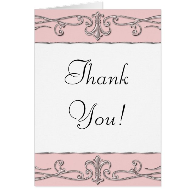 Vintage Wedding Thank You (Front)