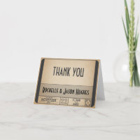 Vintage Wedding Thank you cards IV -- 40s era