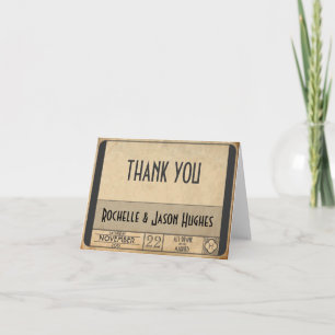 Vintage Wedding Thank you cards IV -- 40s era