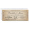 Vintage Wedding Ticket  Invitation