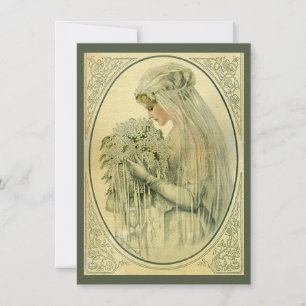 Vintage Wedding, Victorian Bride Bridal Portrait