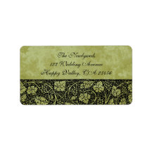 Vintage Wedding, Victorian Grape Vine Leaves