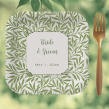 Vintage Wedding, Victorian Willow Leaves Pattern