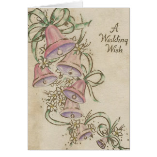 Vintage Wedding Wish With Bells