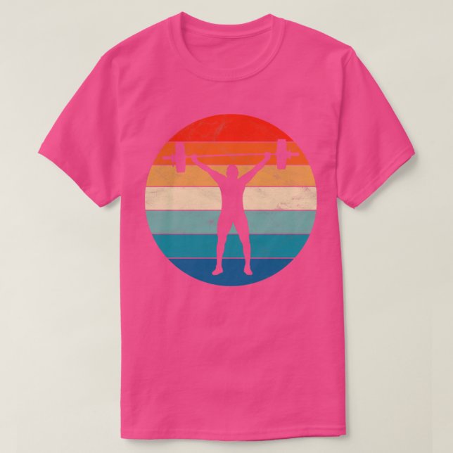 Vintage Weightlifter T-Shirt (Design Front)