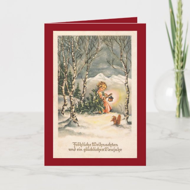 Vintage Weihnachten German Greeting Card (Front)
