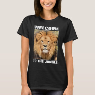 Vintage, WELCOME TO THE JUNGLE, LION t-shirts