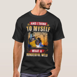Vintage Welding For Men Dad Blacksmith Worker 1 T-Shirt