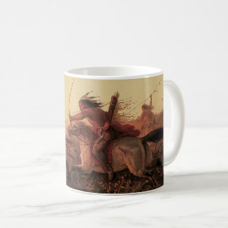 Vintage West, Indian Buffalo Hunt by Charles Wimar Coffee Mug