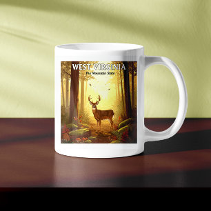  Vintage West Virginia Coffee Mug
