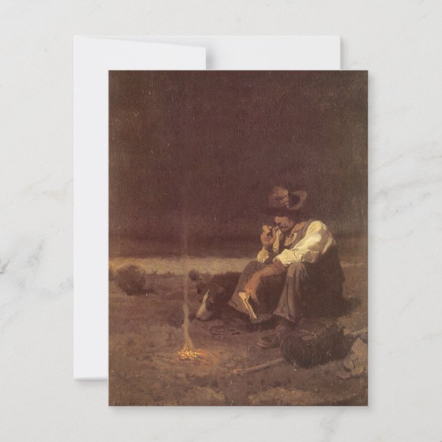 Vintage Western Cowboys, Plains Herder by NC Wyeth (Front)