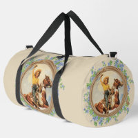 Vintage Western Cowgirl Horse With Rope Flowers