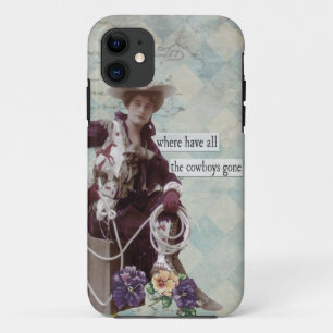 Vintage Western Cowgirl IPhone 5 Case