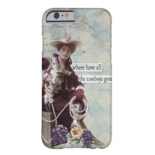 Vintage Western Cowgirl iPhone 6 case