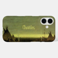 Vintage Western, Indian Camp at Dawn by Tavernier