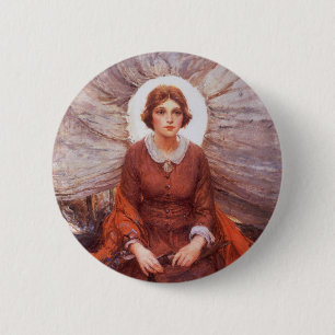 Vintage Western, Madonna of the Prairie by Koerner 6 Cm Round Badge
