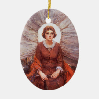 Vintage Western, Madonna of the Prairie by Koerner Ceramic Tree Decoration