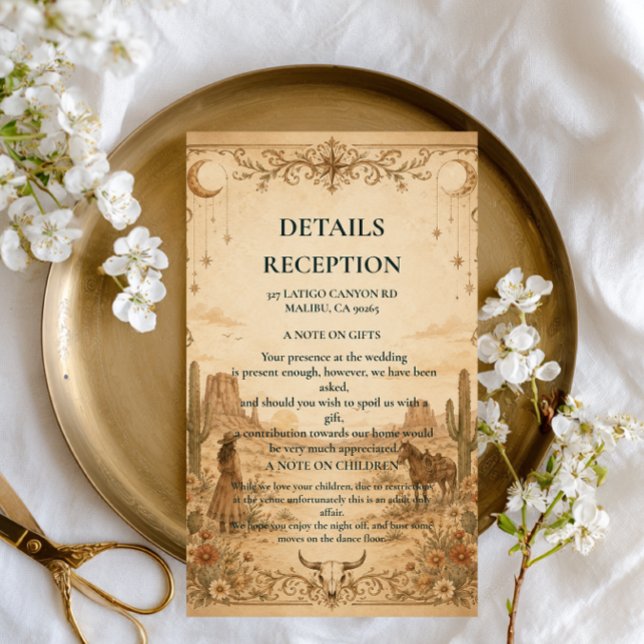 Vintage Western Ornamental Enclosure Card (Creator Uploaded)