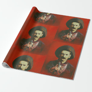 Vintage Western Outlaw Wrapping Paper