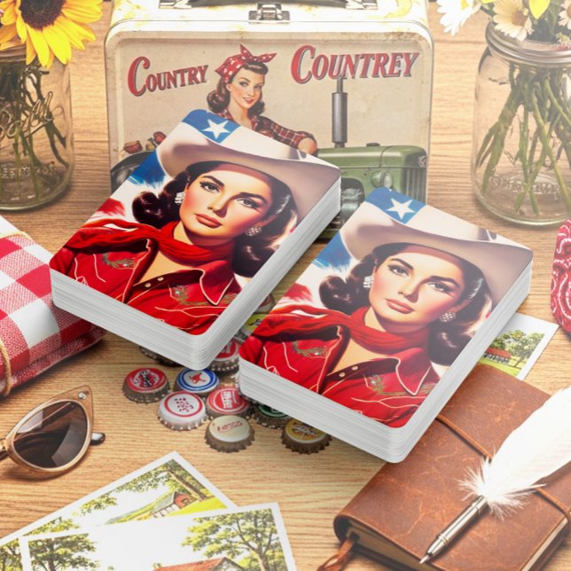 Vintage Western Pin-up Playing Cards (Creator Uploaded)
