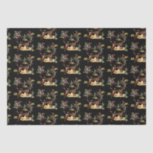Vintage Western Rodeo Events Cowboy Cowgirl  Tissue Paper