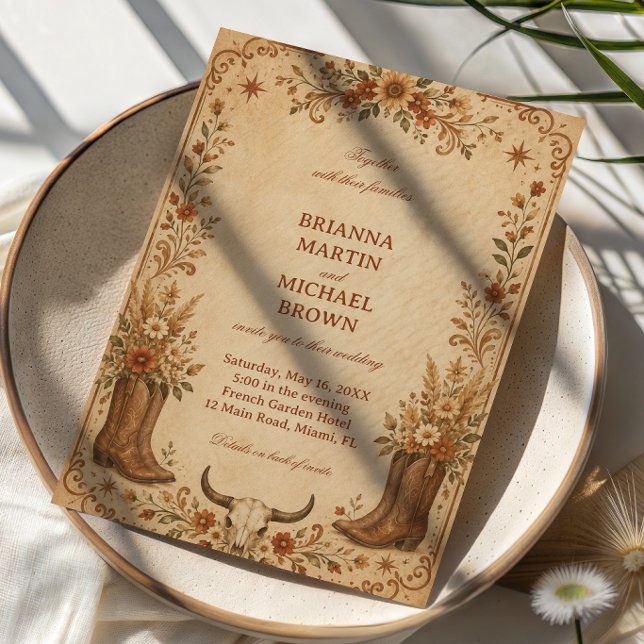 Vintage Western Rustic Invitation (Creator Uploaded)
