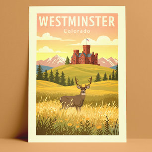 Vintage Westminster Colorado Postcard