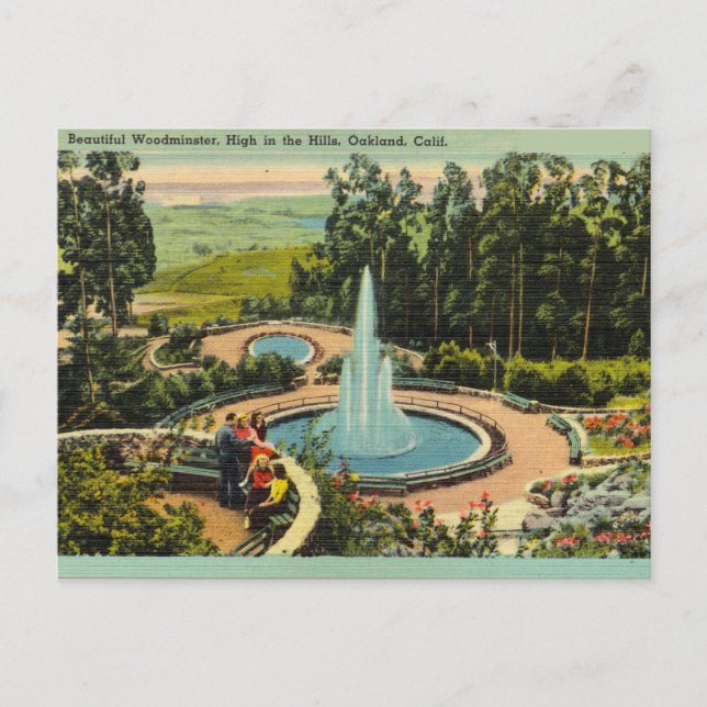 Vintage Westminster, Oakland California Postcard (Front)