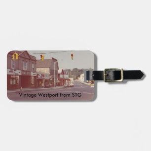 Vintage Westport Luggage Tag - Fine Arts Theatre
