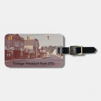 Vintage Westport Luggage Tag - Fine Arts Theatre